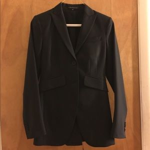 BIG DROP! Theory Black Riding Jacket